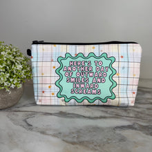 Load image into Gallery viewer, Pouch - Humor, Outward Smiles, Inward Screams