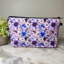 Load image into Gallery viewer, Pouch - Floral Purple Blue
