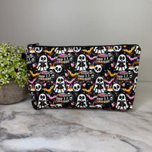 Load image into Gallery viewer, Pouch - Halloween Fall - Ghost Books