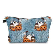 Load image into Gallery viewer, Pouch - Halloween Fall, Pumpkin Ghost Coffee