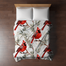 Load image into Gallery viewer, Blanket - Christmas - Red Cardinal - PREORDER