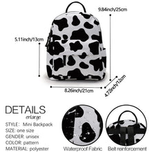 Load image into Gallery viewer, Mini Backpack - Cow