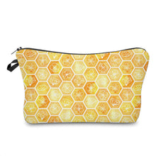 Load image into Gallery viewer, Pouch - Bee, Honeycomb Designs