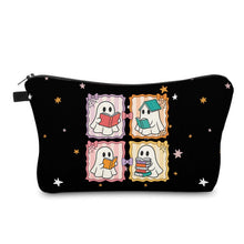 Load image into Gallery viewer, Pouch - Halloween Fall - Ghost Book Stamps
