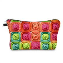 Load image into Gallery viewer, Pouch - Neon Crochet Square
