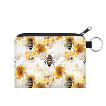 Load image into Gallery viewer, Mini Pouch - Bee Yellow Floral Splatter
