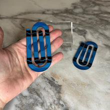 Load image into Gallery viewer, Jumbo Paperclip - Blue Crayon - PREORDER
