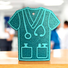 Load image into Gallery viewer, Teal Scrub Top Freshie
