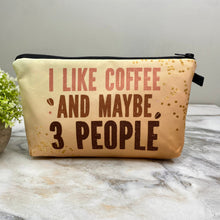 Load image into Gallery viewer, Pouch - Coffee &amp; Three People

