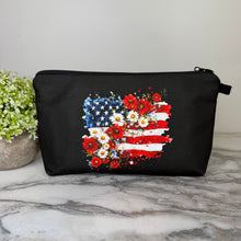 Load image into Gallery viewer, Pouch - America Floral Flag
