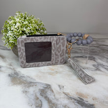 Load image into Gallery viewer, Bracelet Keychain &amp; Card Holder Wallet - Animal Print

