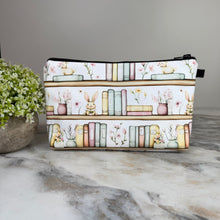 Load image into Gallery viewer, Pouch - Book, Bookshelf Bunny
