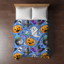 Load image into Gallery viewer, Blanket - Halloween - Blue Friends
