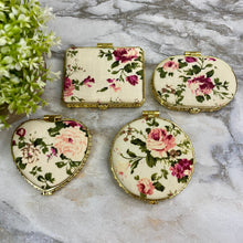 Load image into Gallery viewer, Compact Mirror - Ivory Floral
