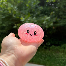 Load image into Gallery viewer, Squishy Toy - Viral Dumpling, Pink Glitter + Water Beads
