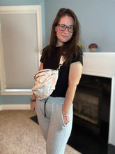 Load image into Gallery viewer, The Roni Nylon Crossbody - Checkered Beige

