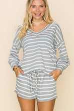 Load image into Gallery viewer, Hazy Stripes Long Sleeve Top
