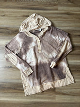 Load image into Gallery viewer, Mocha Henley Hoodie
