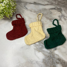 Load image into Gallery viewer, Mini Stocking Gift Holder Ornament Christmas
