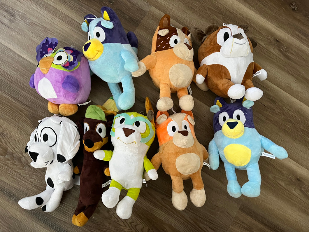 Blue Dog Plushies