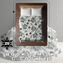 Load image into Gallery viewer, Blanket Christmas #29 - Books, Milk, &amp; Cookies - PREORDER
