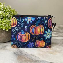 Load image into Gallery viewer, Mini Pouch - Halloween Fall - Glowing Pumpkins
