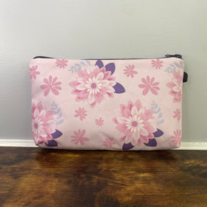 Pouch - Pink And Blue Floral