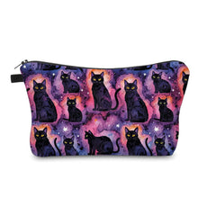 Load image into Gallery viewer, Pouch - Halloween Fall - Black Cat Galaxy
