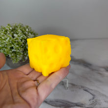 Load image into Gallery viewer, Stress Squishy Toy - Cheese Cube, Small
