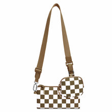 Load image into Gallery viewer, Tara - Double Pouch Nylon Crossbody
