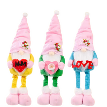 Load image into Gallery viewer, Telescopic Standing Gnome Decor - Hearts #1
