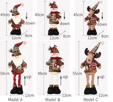 Load image into Gallery viewer, Telescopic Standing Christmas Decor - Plaid - PREORDER 10/3-10/6
