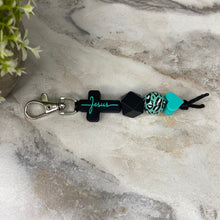Load image into Gallery viewer, Keychain - Silicone Bead - Religious - Jesus

