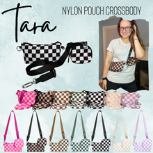 Load image into Gallery viewer, Tara - Double Pouch Nylon Crossbody
