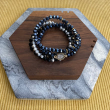 Load image into Gallery viewer, Bracelet Pack - Druzy Bead - Black
