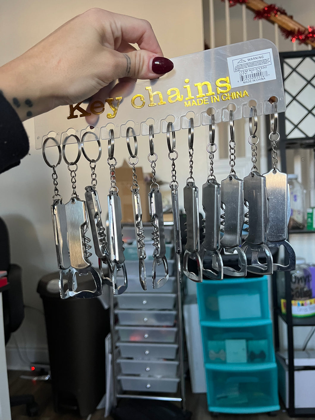 Wine Opener Keychain