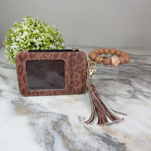 Load image into Gallery viewer, Bracelet Keychain &amp; Card Holder Wallet - Animal Print
