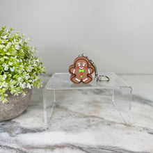 Load image into Gallery viewer, Keychain Clicker Toy - Christmas Gingerbread Man
