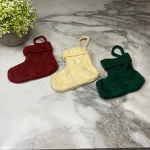 Load image into Gallery viewer, Mini Stocking Gift Holder Ornament Christmas
