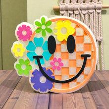 Load image into Gallery viewer, Checkered Smiley Freshie
