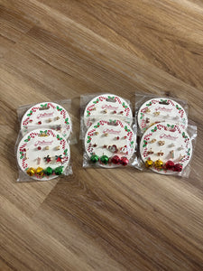 6pk Xmas Earring pack