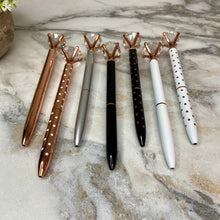 Load image into Gallery viewer, Pen - Diamond Metal Rose Gold Mix
