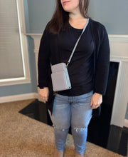 Load image into Gallery viewer, Ivy Crossbody Wallet + Purse - Grey
