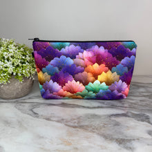 Load image into Gallery viewer, Pouch - Floral, Gold Vibrant Flower Petals
