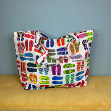 Load image into Gallery viewer, Tote Bag - Summer Flip Flops
