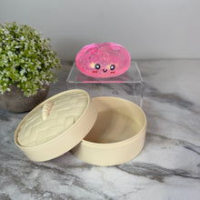 Load image into Gallery viewer, Squishy Toy - Viral Dumpling, Slow Rise Glitter #2 - Pink
