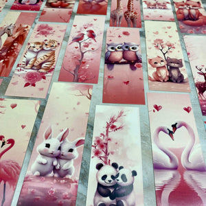 Bookmark - Valentine’s Day - Animal Mix