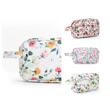 Load image into Gallery viewer, Rectangle Zip Pouch - Floral - PREORDER
