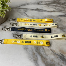 Load image into Gallery viewer, Wrist Lanyard with Keychain Clasp - Bee
