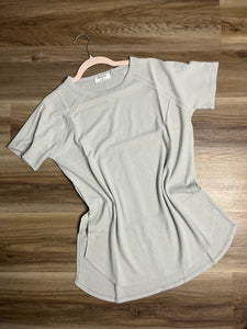 Waffle Raglan Tee